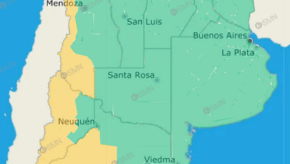 Pronostican alerta meteorológica por vientos fuertes para la región