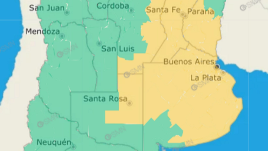 Alerta meteorológica por tormentas fuertes