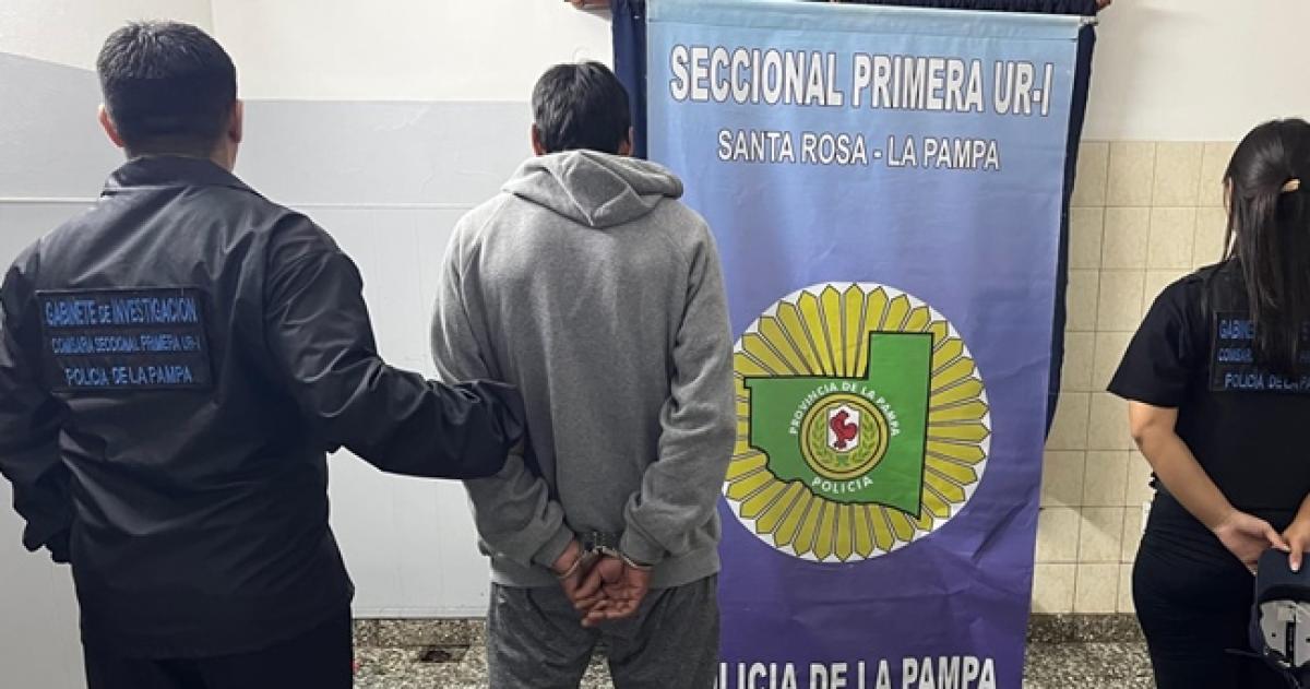 Detuvieron al autor de un raid delictivo en Santa Rosa