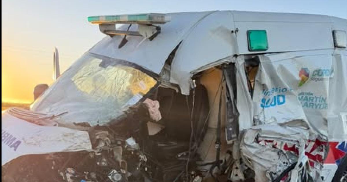 Muerte y milagro en un choque frontal en la ruta 35 