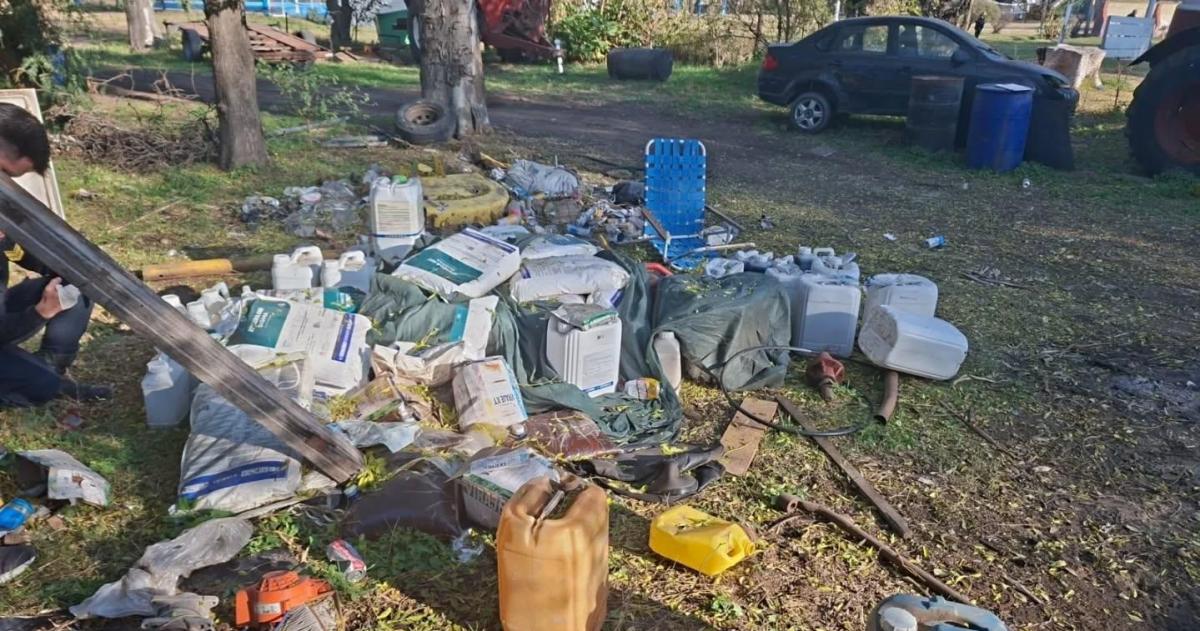 Recuperan en Catriló agroquímicos robados en un galpón de Anguil