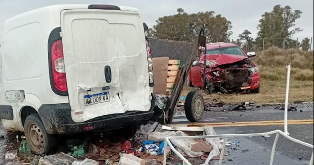 Choque en la Ruta 5: dos de los heridos en terapia intensiva