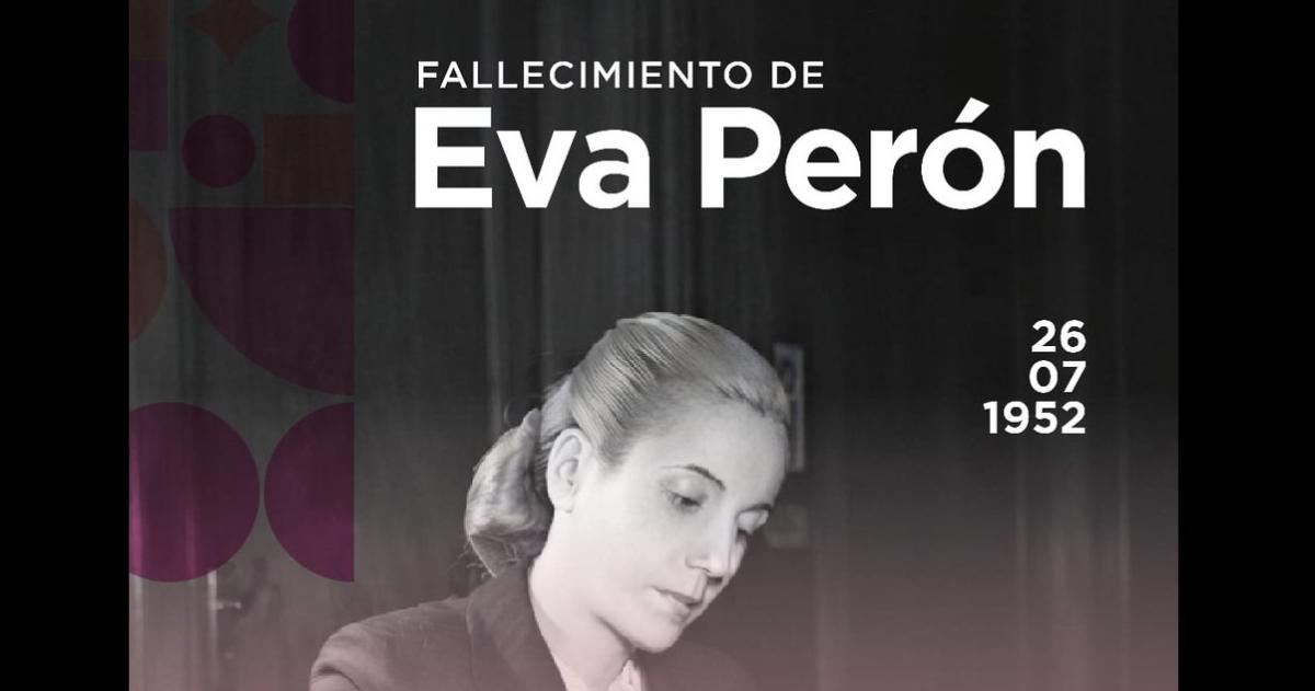 Ziliotto recordó a Evita a 74 años de su muerte: "Vive en cada lucha por una Argentina más justa"
