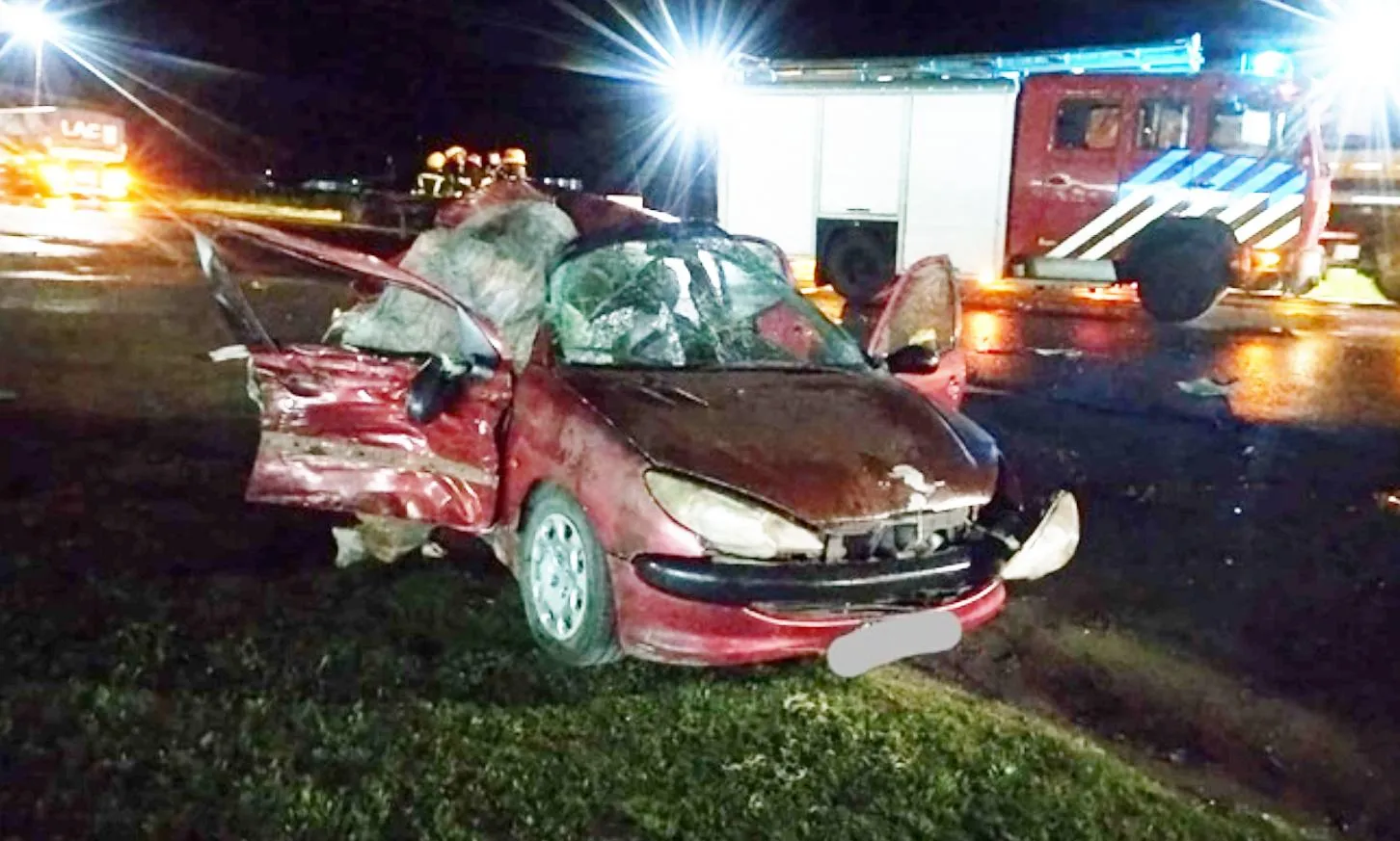 Murió una conductora tras un choque con un camión en el acceso a Catriló  
