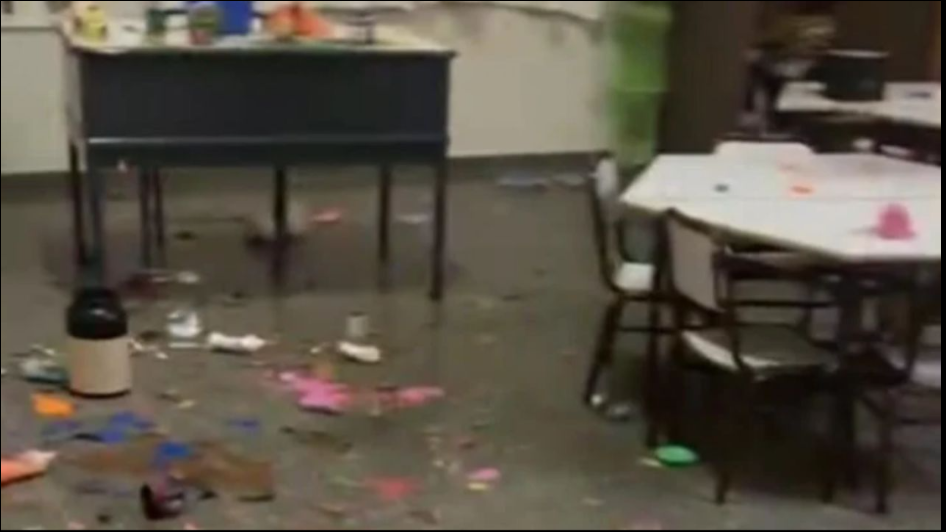 Otra escuela pampeana fue blanco de actos de vandalismo