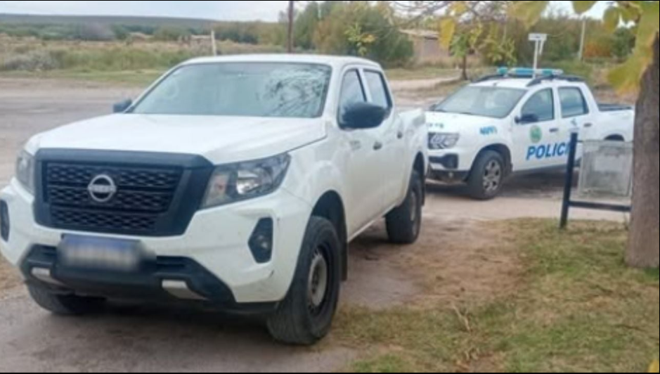 Recuperan en Puelén una camioneta robada en Río Gallegos tras un importante operativo policial