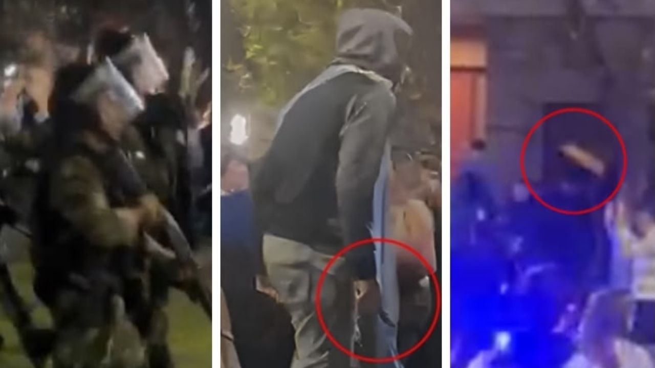 RIÑAS, ALCOHOL Y BOTELLAZOS: Las imágenes que muestran el nivel de violencia en los festejos en General Pico