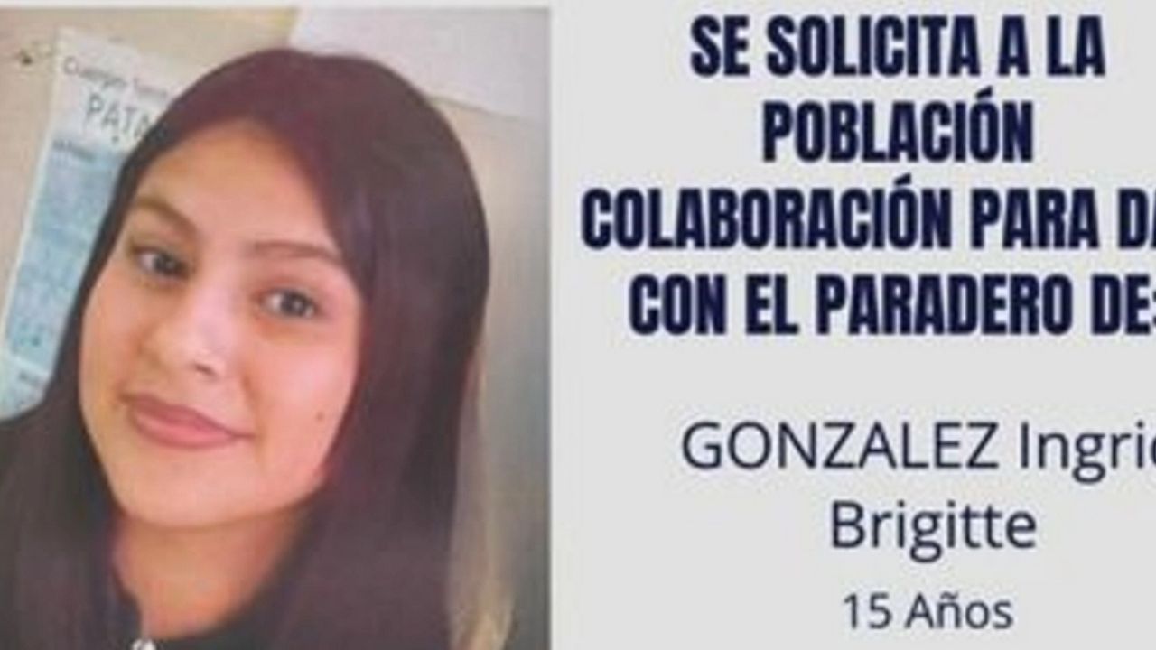 Buscan intensamente a una adolescente de 15 años desaparecida en Santa Rosa