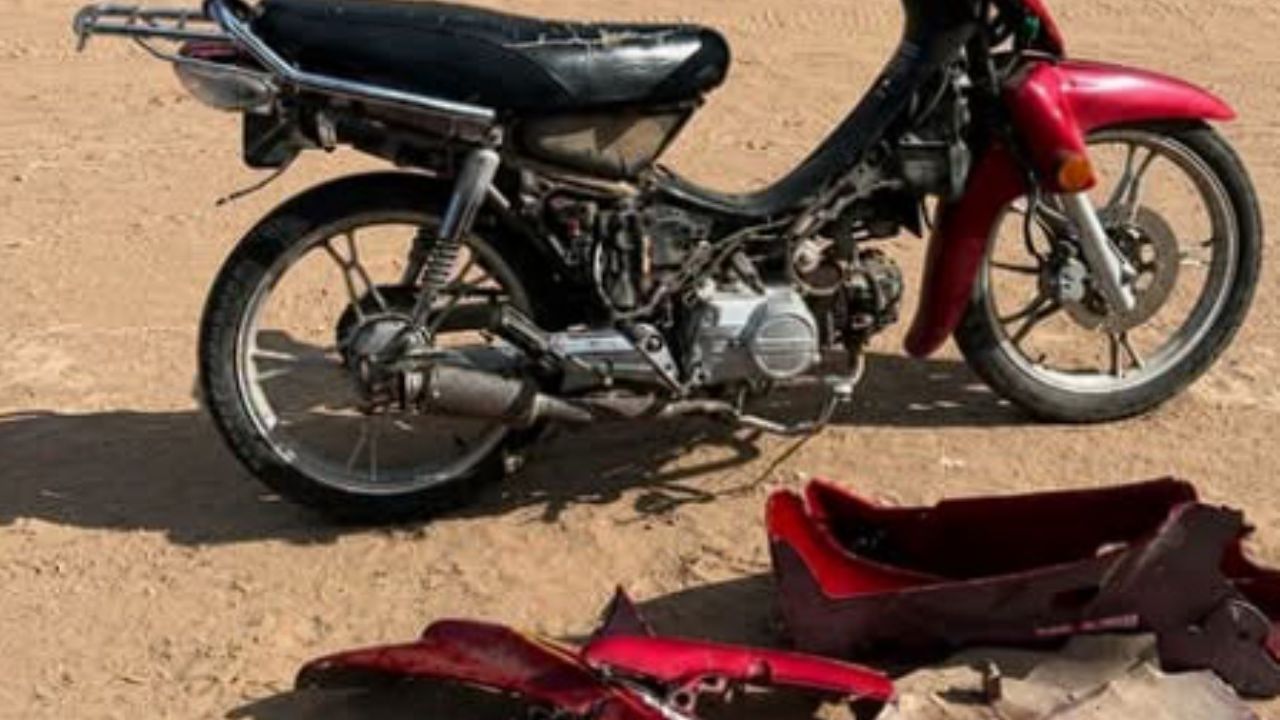 Dos menores de 14 y 16 años demorados en Acha por el robo de una moto que estaba desarmada