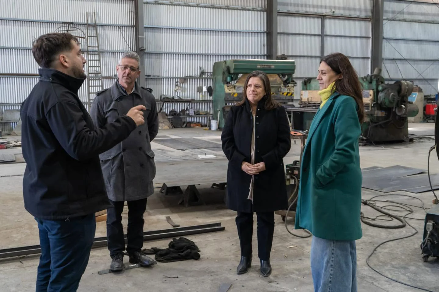 Alta Italia: El Intendente Hernán Gaggioli recibió la visita de la ministra de la Producción Fernanda González.