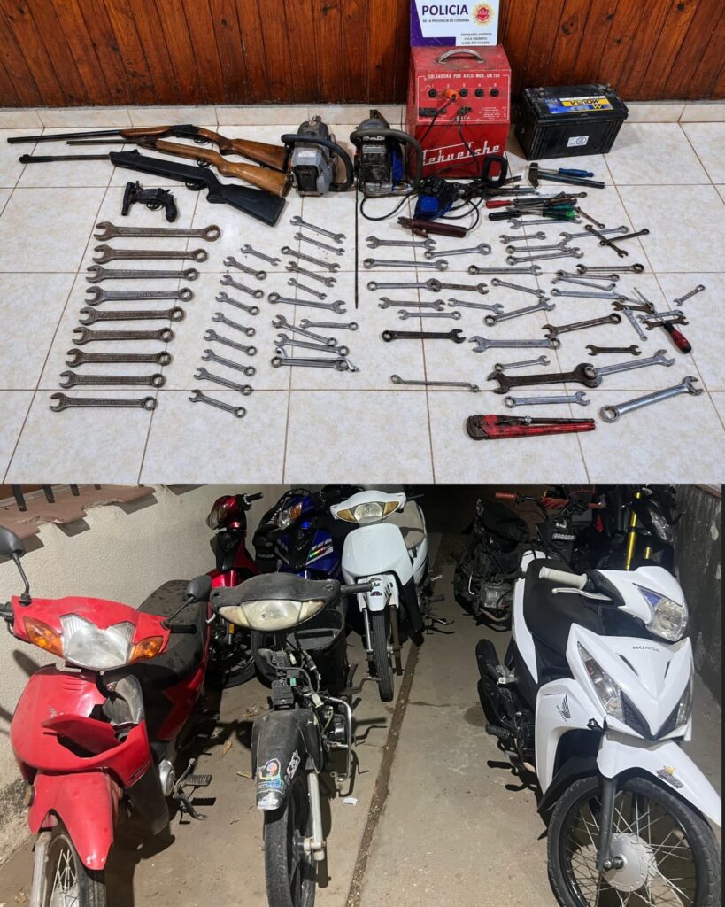 VICUÑA MACKENNA: TRES DETENIDOS Y SECUESTRO DE ARMAS EN UN OPERATIVO DE SEGURIDAD