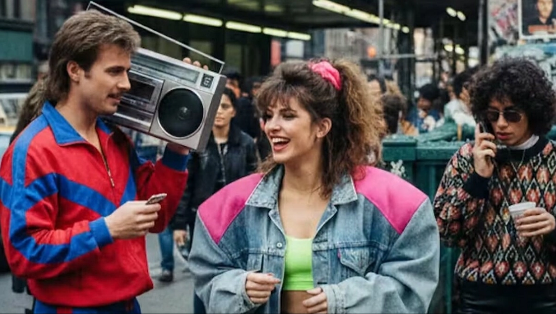 Cómo se hace la foto de los 80´s que se volvió viral en redes sociales