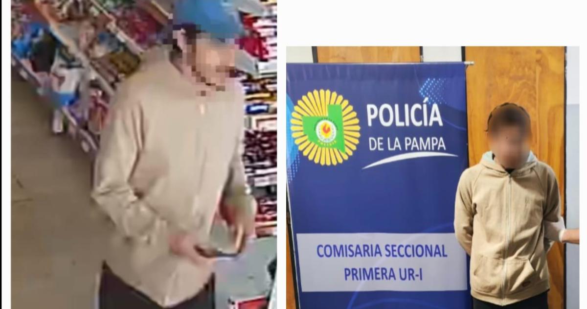 Robó bandejas de fiambre de una heladera y fue identificado por las cámaras