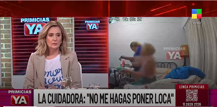 Marcela Coronel denunció que su madre de 100 años sufrió violencia de parte de su cuidadora y compartió las brutales imágenes