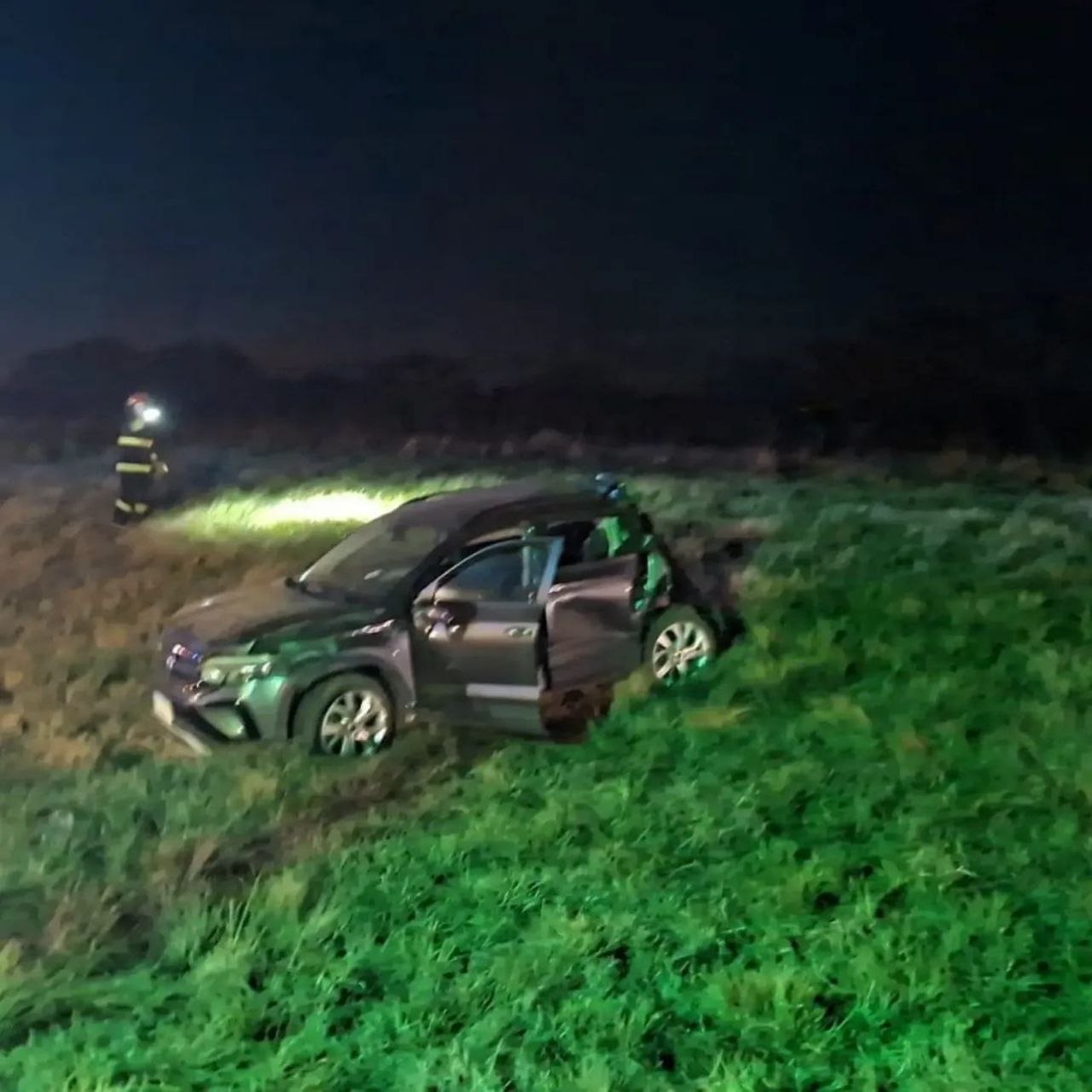 Triple choque sobre la Ruta Nacional 5 en cercanías de Uriburu: varias personas heridas