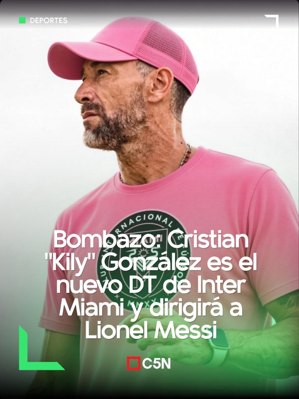 Bombazo en la MLS: el Kily González será el nuevo DT del Inter Miami de Lionel Messi
