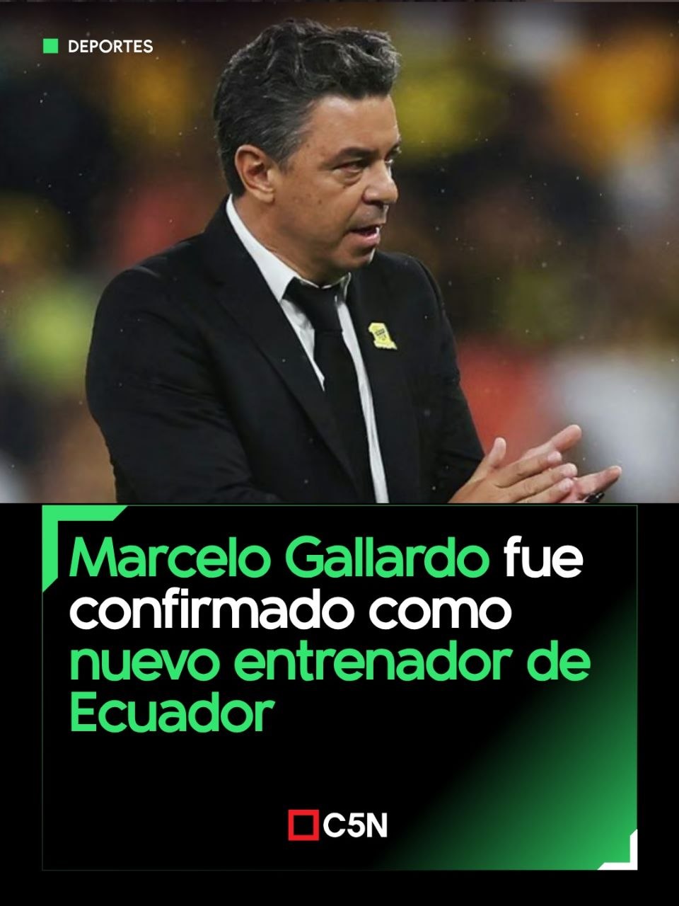 Marcelo Gallardo es el nuevo entrenador de la Selección de Ecuador