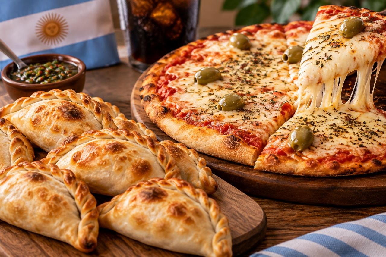 Pizza y empanadas, una pasión argentina: millones las eligen todos los días