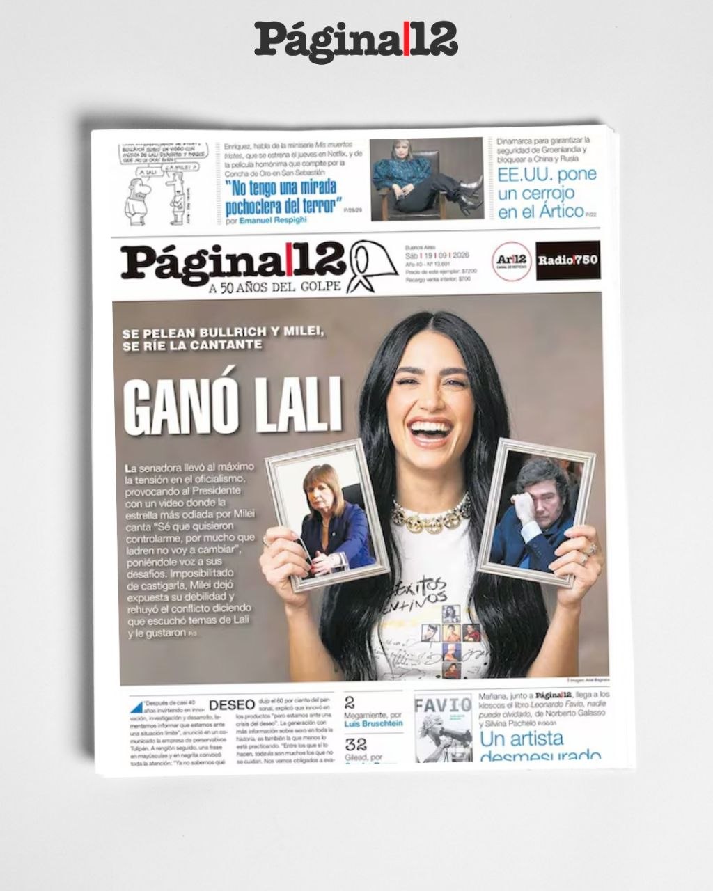 Lali desafió otra vez a Milei con una canción y el Presidente bajó el tono del enfrentamiento