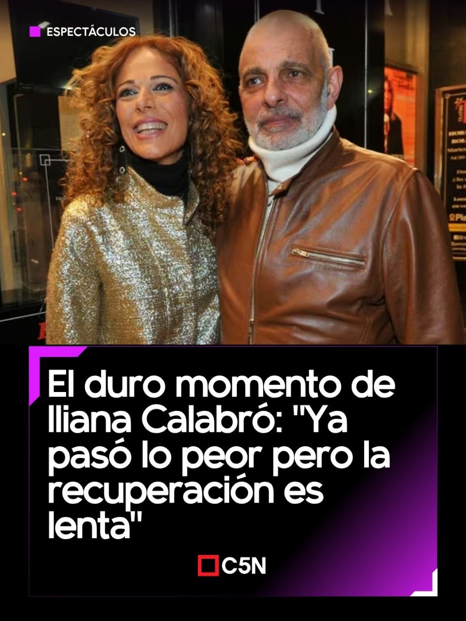 Iliana Calabró: “Ya pasó lo peor, pero la recuperación es lenta”