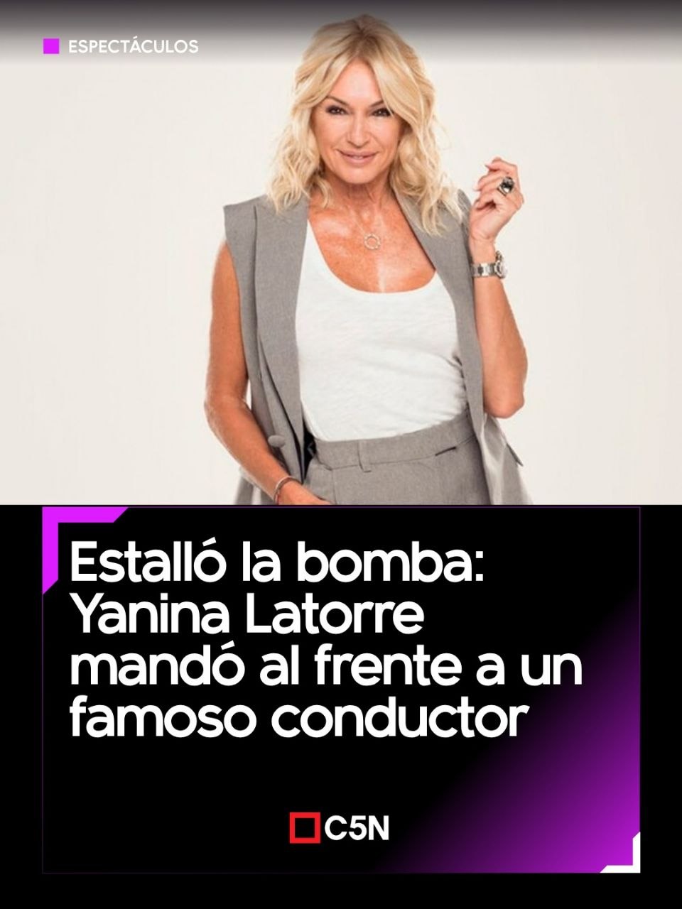 Yanina Latorre desenmascaró al famoso conductor señalado por una modelo tras un fuerte descargo: “Sos vos”
