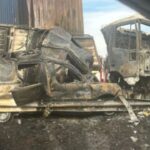 Tragedia en Campana: un violento choque e incendio entre cuatro vehículos dejó al menos tres víctimas fatales-VIDEO