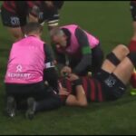 El cordobés Efraín Elías recibió un brutal cabezazo del francés Janick Tarrit