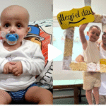 Un niño de seis años terminó un largo tratamiento contra el cáncer y emocionó a todos con el festejo