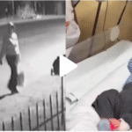 El impactante video del momento en que abandonaron a un bebé recién nacido en una zanja en Quilmes