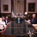 Javier Milei recibió en la Casa Rosada a los hermanos argentinos secuestrados por Hamas