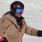 El hijo de Carolina de Mónaco. Las fotos de Pierre Casiraghi y su familia durante sus vacaciones bajo cero en Saint-Moritz