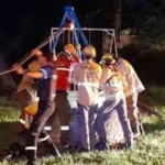 Córdoba:Una niña de 4 de años se cayó a un aljibe y su papá se tiró para salvarla