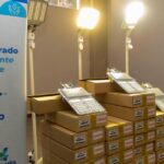 Recambian luminarias en cruces de rutas provinciales y nacionales