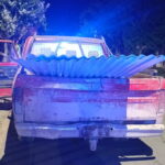 Robó tres chapas y contrató un fletero para que se las lleve