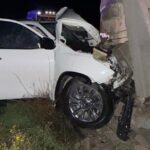 Conductor murió tras chocar el arco en el límite de La Pampa con San Luis