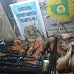 Once detenidos y un arsenal secuestrado en operativos en el oeste pampeano