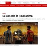 La reacción de los diarios deportivos españoles tras la cancelación de la Finalissima: “Inmovilismo argentino”