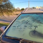 Lunes de helada en Santa Rosa: el frío se hizo sentir con una térmica bajo cero