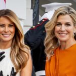 Máxima Zorreguieta deslumbró con un look “total orange” y joyas históricas en su visita a la Casa Blanca