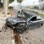 Un Vento terminó destrozado al chocar contra una casa: lo que arrojó la alcoholemia 