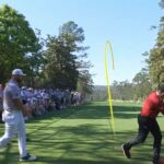 Sergio García tuvo otro ataque de furia: destrozó su driver en el hoyo 2 durante la última vuelta del Masters