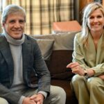 Luis Caputo se reunió con Máxima Zorreguieta, de visita a en la Argentina para participar del Foro Llao Llao