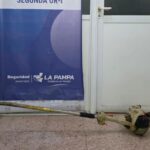 Los vieron correr con una desmalezadora robada y quedaron detenidos por tentativa de robo