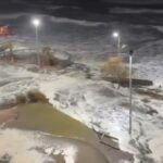 Fuerte temporal en la Costa Atlántica: olas de 12 metros, inundaciones, evacuados y alerta por ciclón extratropical
