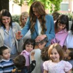 La princesa Kate hizo su primer viaje internacional tras anunciar la remisión de su cáncer