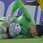 Leandro Brey, otro arquero lesionado en Boca: dejó llorando la cancha en la visita a Barcelona por la Copa Libertadores