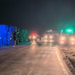 El camionero que volcó en la Ruta 5 estaba alcoholizado