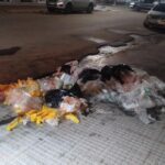 Una pollería arrojó residuos a la vereda y fue denunciada por los vecinos