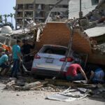 El dramático rescate de tres hermanos entre los escombros tras los terremotos en Venezuela