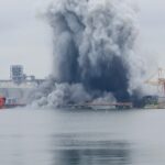 Un dron golpea el mayor puerto de un vecino de Ucrania y crece la alarma en Europa